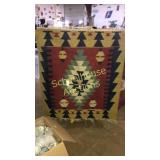 Native rug roughly 3