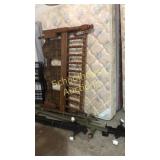 2 sets rails, 2 headboards, 1 mattress & 1 box