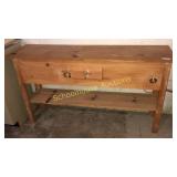 Sofa/entry way table ready to stain or paint