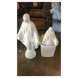 Religious concrete statues