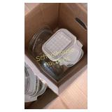 casserole dishes and lids