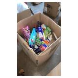 large box of ziploc bags, foil, and other kitchen