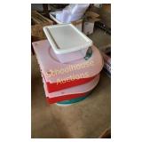 three wreath storage and small tub