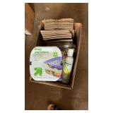 miscellaneous kitchen storage items