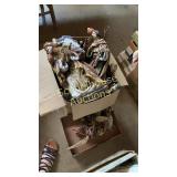 box and flat of beautiful decorative figures