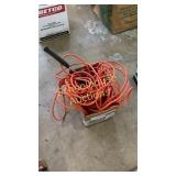 bundle of extension cord & hammer