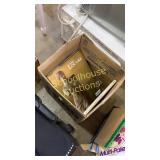 box of large assorted books