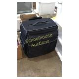 black suitcase travel bag