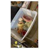 assorted candles & decorations