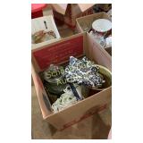 box of miscellaneous goodies