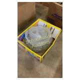 set of fancy glass serving dishes