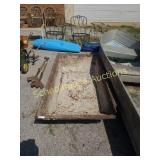 Large cement mixing bin