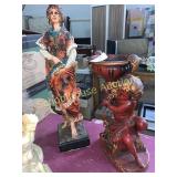 Lady and a child decorative pieces