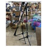 On stage professional microphone stands x2