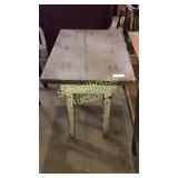 Old wood craft table
