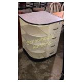 Kitchen corner wood cabinet. Drawers all work