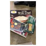 Wok, griddle, & skewers