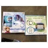 Outdoor fun. Frozen camp kit & trampoline ladder