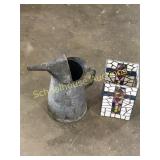 Oil can & stained glass