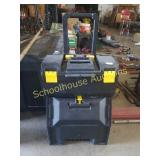 Tall Stanley rolling toolbox with bonus