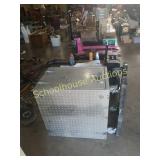 Diamond plate box. Measurements are 30in x 30 in
