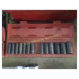 Grip large socket set. Missing 1 socket