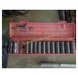 Grip large socket set. Missing 2 sockets