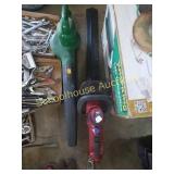 Toro hedge trimmer or electric blower. Both in