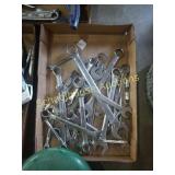 Flat of open end box wrench