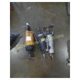 Group of 3 air angle grinders