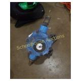 Blue thing with chain