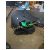 Typhoon helmet size y-m with goggles and bag