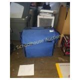 Carry case with plastic storage containers  with