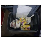 Box of kitchen goods