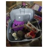 Group of decorative items and owls