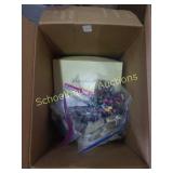 Group of thread and craft items