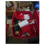 Tote of Christmas items
