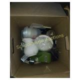 Group with pitcher and oil lamp and goodies