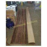 Large striped  area rug