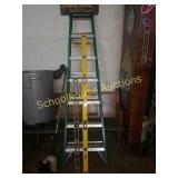 Large 7ft fiberglass ladder