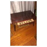 Flatware table. N. S. Co. silverplate