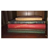 Old work books. Plumbing, leather, accounting, &