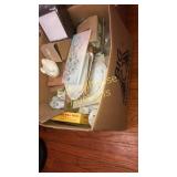 Large box of misc ceramics. Artist had a huge