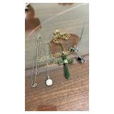 Sterling lot. All are marked. First necklace is