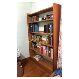 Large wood bookcase 73" tall x 48" wide x 10"