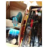 Tool group * tool box w/miscl, makitta drill no