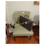 Nice vintage chair & bonus briefcase