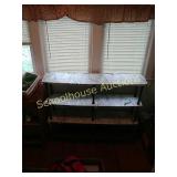 Light weight wide shelf unit aporox 5ft wide 4ft