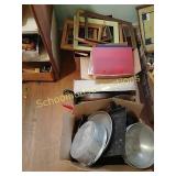 Group of pan & frames +