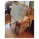 Kool Easel work station approx 3fy wide 4ft tall